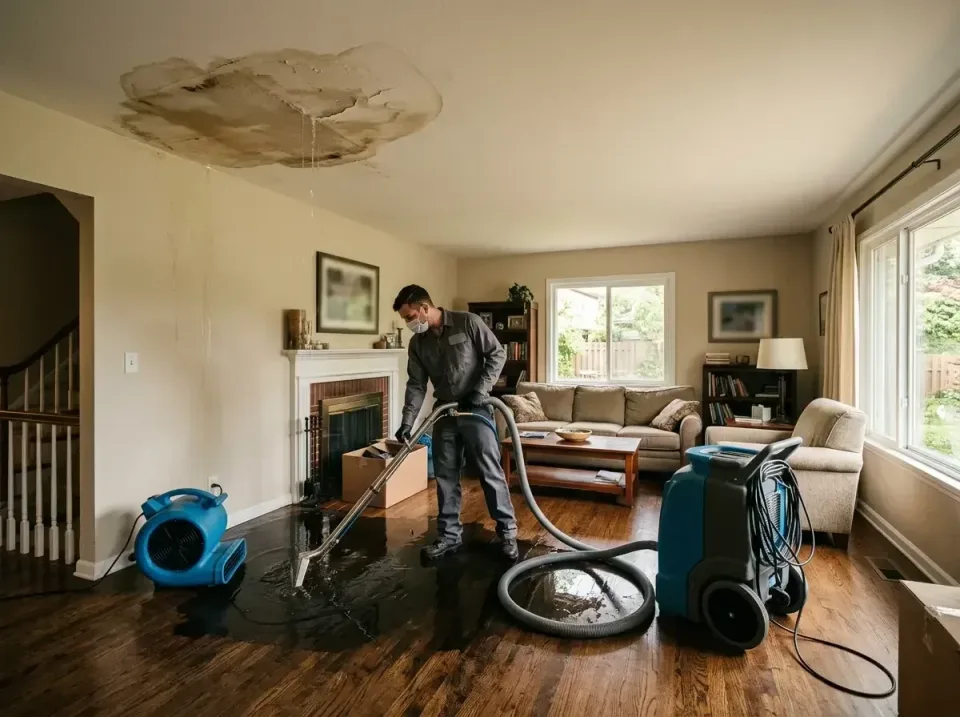 attic-pipe-burst-ceiling-drip-008 — frequently asked questions, Water Damage Restoration & Carpet Care in Noble, OK